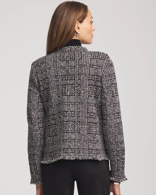 Embroidered Metallic Tweed Cardigan | Chico's